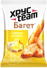 Сухарики Хрусteam Багет Сырное ассорти 60г Фрито Лей Мануфактуринг