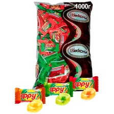 Карамель "ФРУ7" ассорти 1/1000гр.*5 шт.