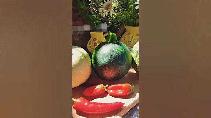 Круглые кабачки.Разных цветов и сортов. #урожай #овощи