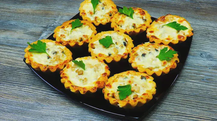Как приготовить самые вкусные тарталетки с начинкой на Новый год своими руками. Пошаговый рецепт.