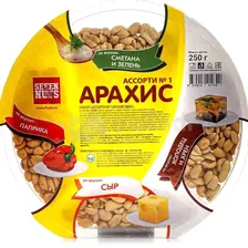 Ореховая тарелка SEVEN NATS 250г Арахисовое ассорти 1