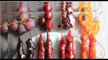Чурчхела с разными вкусами