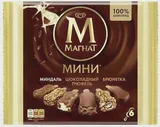 Мороженое ассорти эскимо Магнат Мини Шоколадный трюфель - Миндаль - Брюнетка, 294 г