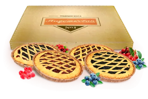 Ассорти из песочных пирогов (4 шт. по 180 гр)-0