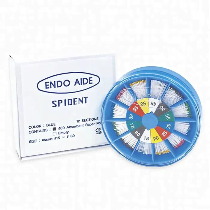 Endo Aid Papper Points Бумажные штифты Ассорти № 15-80 (400шт) Spident-0