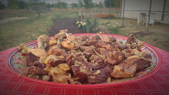 МЯСНОЕ ассорти из 4 видов мяса. Мужская тарелка. ENG SUB