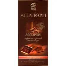 Шоколад Априори Ассорти горького шоколада 5 г х 20 шт, 2 упаковки