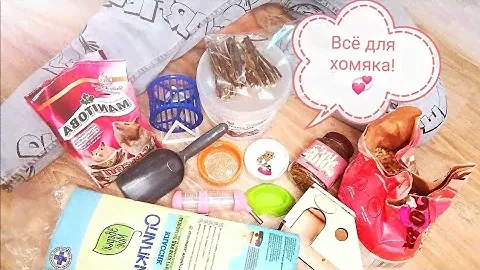 Всё для джунгарского хомяка! 🐹 Покупки для хомяка! ❤️