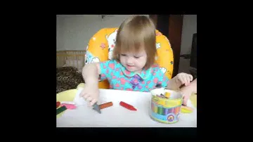 Знакомство с восковыми мелками