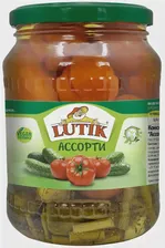 Ассорти овощное маринованное Lutik 720 г.