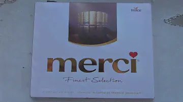 merci конфеты ассорти из тёмного шоколада