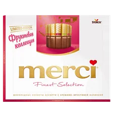 Конфеты Merci Фруктовая коллекция ассорти 250 г