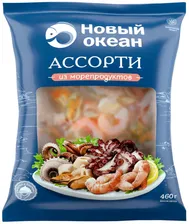 Морепродукты Новый Океан ассорти замороженное 500г
