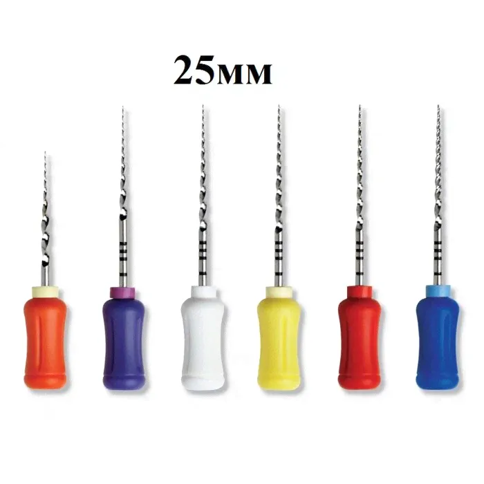 ПроТейпер ручной 25 мм ассорти (25 мм:S1/S2/F1/F2/F3 19 мм:SX) (6 шт/уп) Dentsply-0
