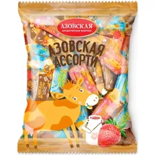 Конфеты молочные Коровка Ассорти Азовская КФ (1 кг)