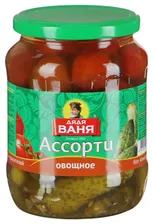 Ассорти овощное ДЯДЯ ВАНЯ маринованное 680 г