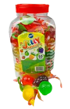 Ассорти желе со вкусом фруктов ''JELLY FRUITS'' 35гр*55шт*8бл