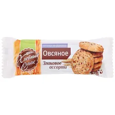 Печенье овсяное Хлебный Спас \"Злаковое ассорти\" на фруктозе 250г