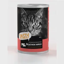 TASTY Petfood конс. д/кошек мясное ассорти в соусе 415гр*12 (10TS801)