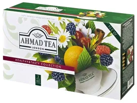 Чай травяной Ahmad tea Healthy&Tasty Collection ассорти в пакетиках, 60 шт.