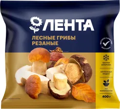 Ассорти из лесных грибов Лента замороженное 400 г
