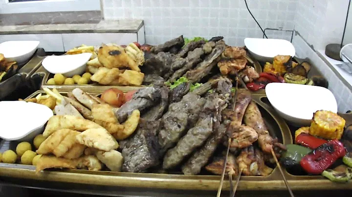 Мясное ассорти для дорогих V.I.P. гостей ресторана "Золотой Петушок" в Узбекистане в городе Навои