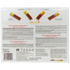 Конфеты шоколадные Merci (Мерси) 250г молочный шоколад ассорти