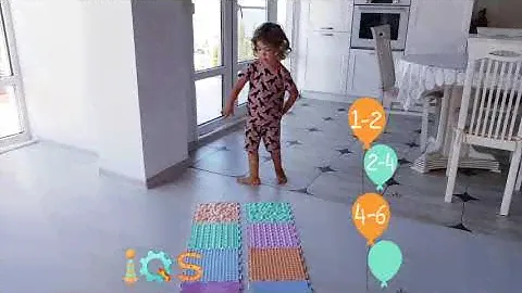 Коврик ОРТОДОН модульный, Малыш пастельные тона 1+