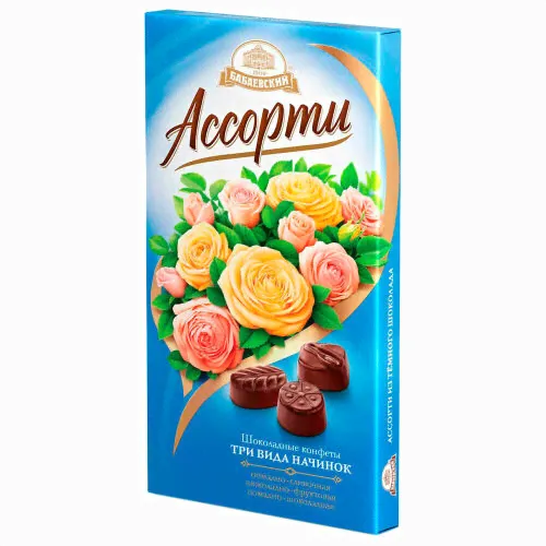 Бабаевский Конфеты Ассорти Букеты 300 гр, 8 шт.-0