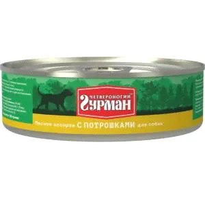 Корм для собак Четвероногий гурман мясное ассорти, 100 г, потрошки-0