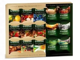 НАБОР ЧАЯ АССОРТИ "GREENFIELD PREMIUM TEA COLLECTION" 30 ВИДОВ, 120 ПАКЕТОВ