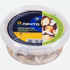 Ассорти ЛЕНТА из морепродуктов в рассоле, Россия, 300 г