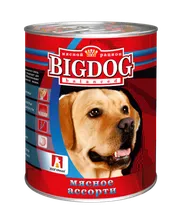 Зоогурман Big Dog - Консервы для собак, Мясное ассорти 850 гр