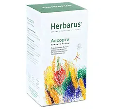 Чайный напиток Herbarus Ассорти травы и ягоды пакетика