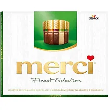 Шоколад Мерси (Merci) Ассорти Миндаль 250г