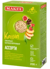 Каша овсяная быстрого приготовления "Ассорти", 200 гр, MAKFA