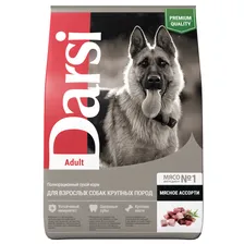 Darsi Darsi сухой корм для взрослых собак крупных пород,мясное ассорти (10 кг)