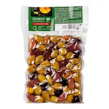 Оливок ВкусВилл Ассорти с косточкой в оливковом масле без уксуса 200 г