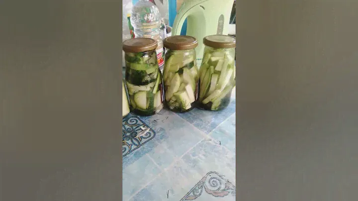 Обалденно Вкусные Кабачки в Маринаде На вкус как огурцы !!!