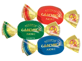 Шоколадные конфеты "Ассорти Славянка Люкс" 1 кг/КФ Славянка