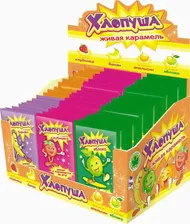 КАРАМЕЛЬ ЛЕДЕНЦОВАЯ ХЛОПУША АССОРТИ 7Г
