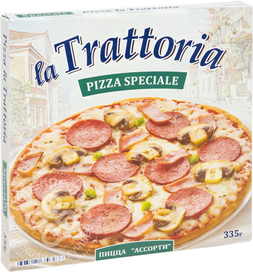 Пицца La Trattoria Ассорти 335г Морозко-0