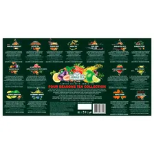 Набор Ahmad Tea Ассорти чайное 15 вкусов в пакетиках, 90x1.65г