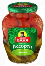 Овощное ассорти "Дядя Ваня" огурцы+томаты 1800 г