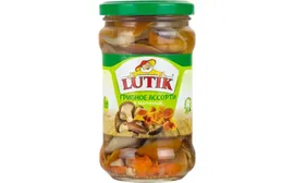 Ассорти Lutik грибное в маринаде, 314 мл