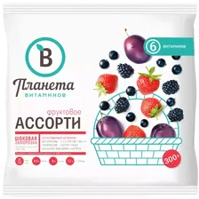 Смесь Планета Витаминов Фруктовое Ассорти из ягод и фруктов, 300г