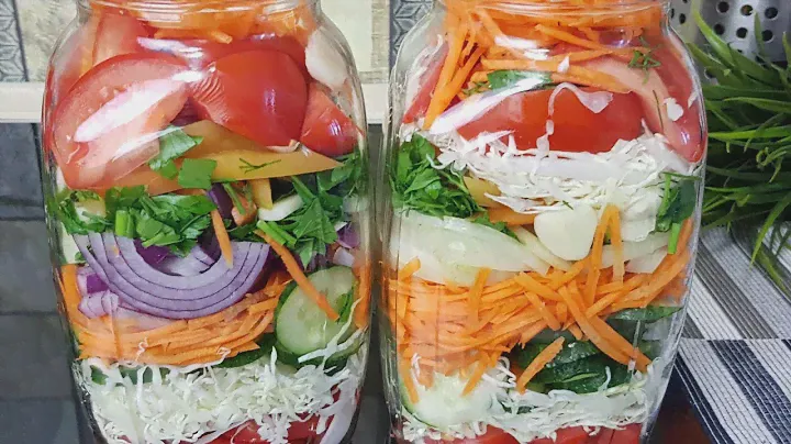 НЕВЕРОЯТНО ВКУСНО! 🍅🥒ОБАЛДЕННЫЙ МАРИНОВАННЫЙ САЛАТ НА ЗИМУ☆ОВОЩНОЕ АССОРТИ ЗИМОЙ ПАЛЬЧИКИ ОБЛИЖЕШЬ