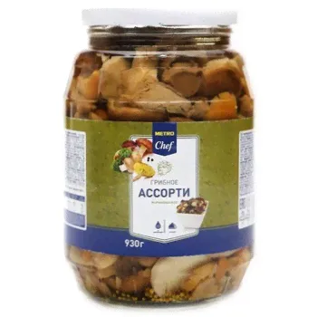 Грибное ассорти METRO CHEF маринованные, 930 г