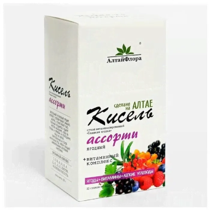 Кисель ассорти «Сладкая ягодка», 200 гр