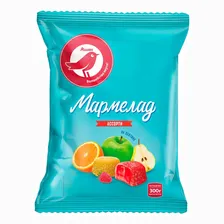 Мармелад АШАН Красная птица ассорти жевательный 300 г